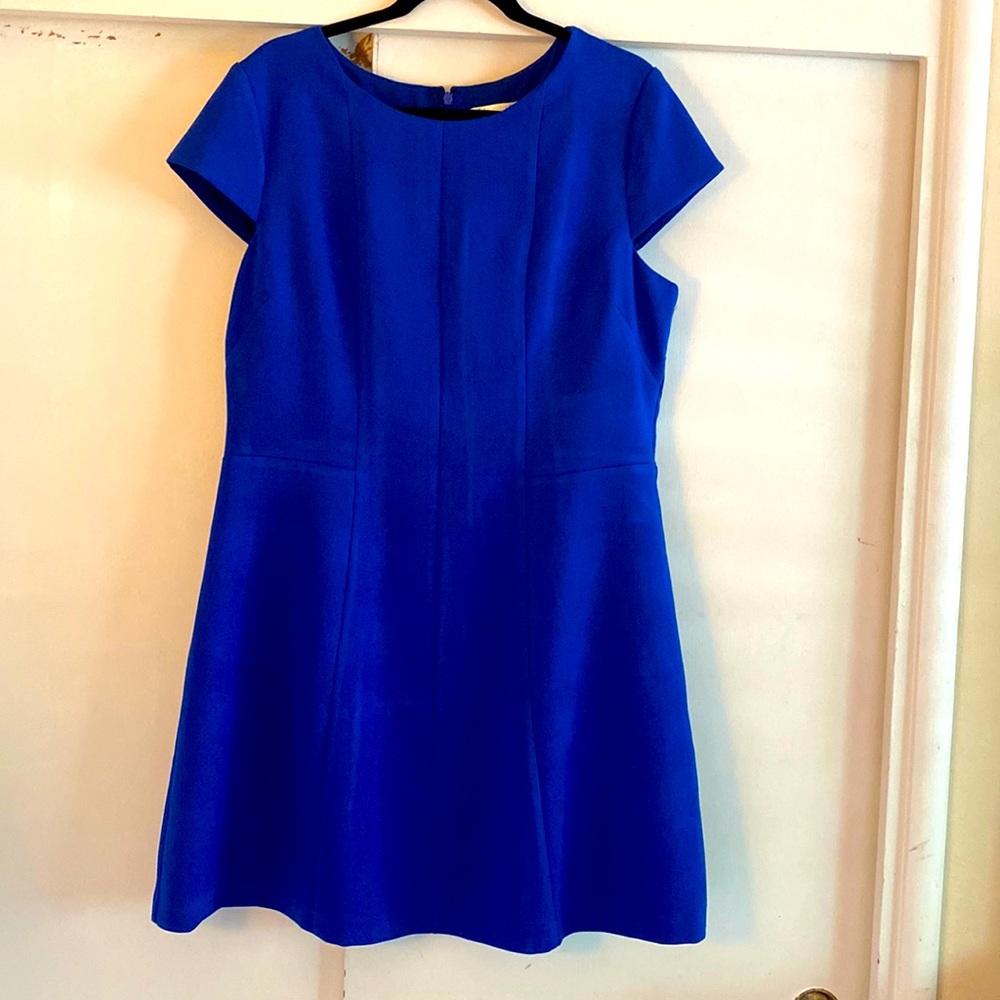 Royal Blue A-Line Dress